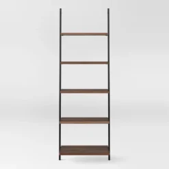72" Loring 5 Shelf Leaning Bookshelf - Threshold™ -Home Living GUEST ca4a252c 9447 4c0f 8281 32c20ac3b8d2