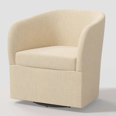 Rhea Swivel Chair In Linen - Threshold™ 6 Rhea Swivel Chair In Linen - Threshold™ - Image 6