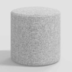 Round Thalia Ottoman In Textured Linen - Threshold™ -Home Living GUEST d1df1cb5 c647 407b 946d ff2e0b744e05