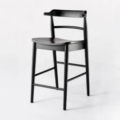 Kaysville Curved Back Wood Counter Height Barstool - Threshold™ Designed With Studio McGee -Home Living GUEST d21e6bf0 f7dc 462d b6fb 696cfe37d8fe
