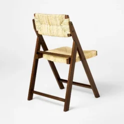 Set Of 2 Folding Woven Dining Chairs Dark Brown - Threshold™ Designed With Studio McGee -Home Living GUEST d28d0da3 1b85 434a be52 ca61dd9fffe8