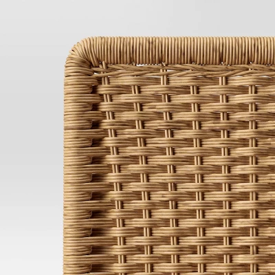 Wasson Woven Metal Leg Counter Height Barstool Tan - Threshold™ 4 Wasson Woven Metal Leg Counter Height Barstool Tan - Threshold™ - Image 4