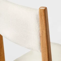 2pk Yalecrest Upholstered Seat And Back With Wood Frame Counter Height Barstools Cream/Natural - Threshold™ Designed With Studio McGee -Home Living GUEST d3ac8616 b552 4a5e 8b03 5c1856685f97