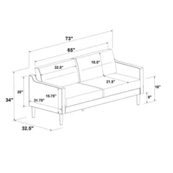 Lyndhurst Sofa - Threshold™ -Home Living GUEST d57022e9 a398 486c 812c 132b50698fd4