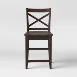 24" Carey Hardwood Counter Height Barstool - Threshold™ 7 24" Carey Hardwood Counter Height Barstool - Threshold™ -Home Living GUEST d6f9e6e6 80b7 4360 a796 9971afc0f559