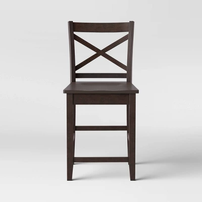 24" Carey Hardwood Counter Height Barstool - Threshold™ 4 24" Carey Hardwood Counter Height Barstool - Threshold™ - Image 4