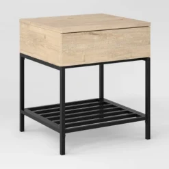 Loring End Table With Charging Station - Threshold™ -Home Living GUEST d8b9567b a4cd 4bda 98a6 31c5f7bf53fc