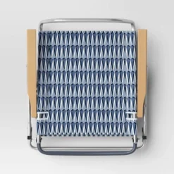 5 Position Beach Chair With Aluminum Frame & Wood Arms - Threshold™ -Home Living GUEST df33586e 5c96 402f bbf5 1ea58192bcc5