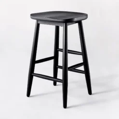 Haddonfield All Wood Backless Counter Height Barstool - Threshold™ Designed With Studio McGee -Home Living GUEST e02d56a8 64c7 4e97 b628 7ee251d5a11d