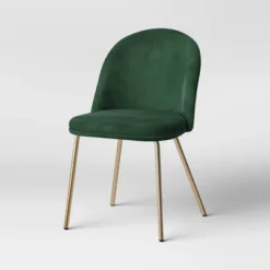 2pk Nils Brass Base Dining Chair Velvet Forest Green - Threshold™ 6 2pk Nils Brass Base Dining Chair Velvet Forest Green - Threshold™ -Home Living GUEST e2fa8033 d69b 4ea1 904a e6ed8582d6e1