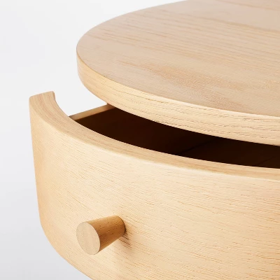 Wasatch Side Table With Drawer Light Natural - Threshold™ Designed With Studio McGee 3 Wasatch Side Table With Drawer Light Natural - Threshold™ Designed With Studio McGee - Image 3