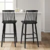 Harwich High Back Windsor Barstool Black - Threshold™