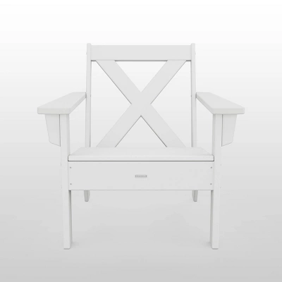 Shawboro POLYWOOD Patio Lounge Chair - White - Threshold™ 4 Shawboro POLYWOOD Patio Lounge Chair - White - Threshold™ - Image 4