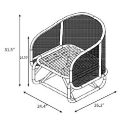 Rialto Woven Barrel Back Chair With Cushion - Threshold™ Designed With Studio McGee -Home Living GUEST e7a58e63 6ba0 4338 875a d6f5750dd233