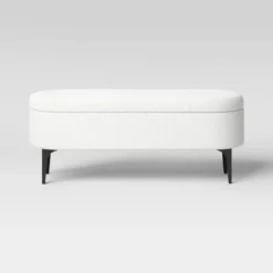 Storage Bench With Metal Legs Cream Boucle - Threshold™ 9 Storage Bench With Metal Legs Cream Boucle - Threshold™ -Home Living GUEST e96846a9 5aa1 48ed a594 86cda8c86f49