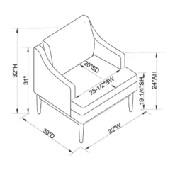 Howell Upholstered Accent Chair With Wood Base - Threshold™ Designed With Studio McGee 14 Howell Upholstered Accent Chair With Wood Base - Threshold™ Designed With Studio McGee -Home Living GUEST eaa765f5 26c5 4ecb 8f54 dd96378e2465