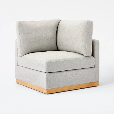 6pc Woodland Hills Modular Sectional Light Gray - Threshold™ Designed With Studio McGee 4 6pc Woodland Hills Modular Sectional Light Gray - Threshold™ Designed With Studio McGee - Image 4