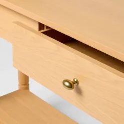 60" Modern Wooden Console Table With Drawer Brown - Threshold™ Designed With Studio McGee -Home Living GUEST ebde4b3b c33f 4ff1 b0dc 2641e0c8daf2