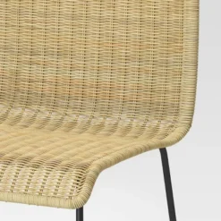 Chapin Modern Woven Dining Chair With Metal Legs Threshold - Threshold™ -Home Living GUEST edd3055c 4d78 4f07 abec 88f993b3ae73