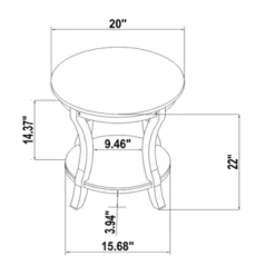 Shelburne Round Wood Accent Table Natural - Threshold™ -Home Living GUEST ef1aff14 23fc 4fb5 baa5 61cc7f9a13f3