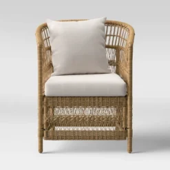 Mulberry 3pc Patio Chat Set - Natural - Threshold™ -Home Living GUEST f4660b8b a7fb 412f bf92 61ace4a31946