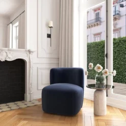 Neko Swivel Chair In Luxe Velvet - Threshold™ -Home Living GUEST f64e651e 4b15 4042 ae83 2f3db6e8813f