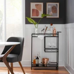 42" Emmond Mid-Century Modern Round Dining Table Natural/White - Threshold™ -Home Living GUEST f66c8685 92f0 4435 9e3f 60448db518a9