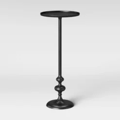 Londonberry Turned Metal Accent Table Black - Threshold -Home Living GUEST f6fb4cf2 6e25 4ecd 9288 beaa0df56319