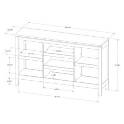 32" Carson Horizontal Bookcase With Adjustable Shelves - Threshold -Home Living GUEST f881ab9a 25cd 41d7 9c39 58602d8adf48