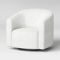 Aveline Large Scale Faux Shearling Swivel Chair - Threshold™ -Home Living GUEST fa191b6c 6ad6 4408 8c49 27d741d21140