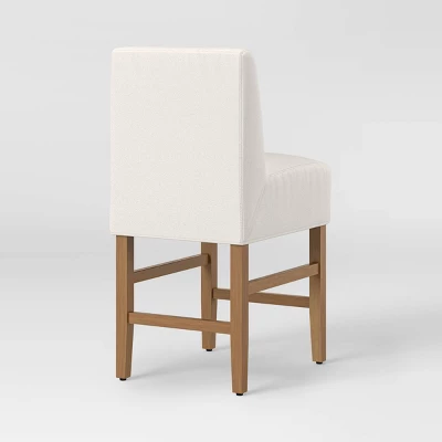 Mirage Slipcover Counter Height Barstool Cream - Threshold™ 3 Mirage Slipcover Counter Height Barstool Cream - Threshold™ - Image 3