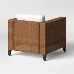Brookfield Steel Wicker Club Chair With Cushions - Light Brown - Threshold™ 8 Brookfield Steel Wicker Club Chair With Cushions - Light Brown - Threshold™ -Home Living GUEST fd080ca7 850b 4396 a033 43f7ae134b11