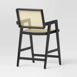 Wood Framed Woven Panel Counter Height Barstool - Threshold™ 7 Wood Framed Woven Panel Counter Height Barstool - Threshold™ -Home Living GUEST fd6b1c8a f747 4549 87f6 fa184f307594