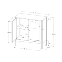 New Bedford 2 Door Accent Cabinet Black - Threshold™: Elegant Storage, Pewter-Finish Hardware, Wood Veneer -Home Living GUEST fe7a03c3 b356 4bb5 98dc ec83082167a6
